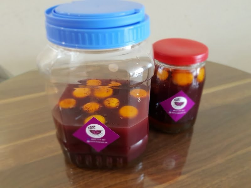 Rượu nếp cẩm trứng gà mật ong giúp thải độc gan