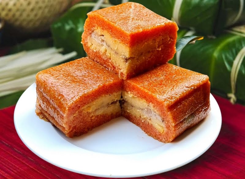 Mua bánh chưng chuẩn vị Bắc ở Nếp Cẩm Mộc
