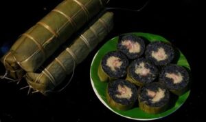 Bánh chưng của người Tày có vị thơm ngon tự nhiên, dẻo, không bị ngấy.