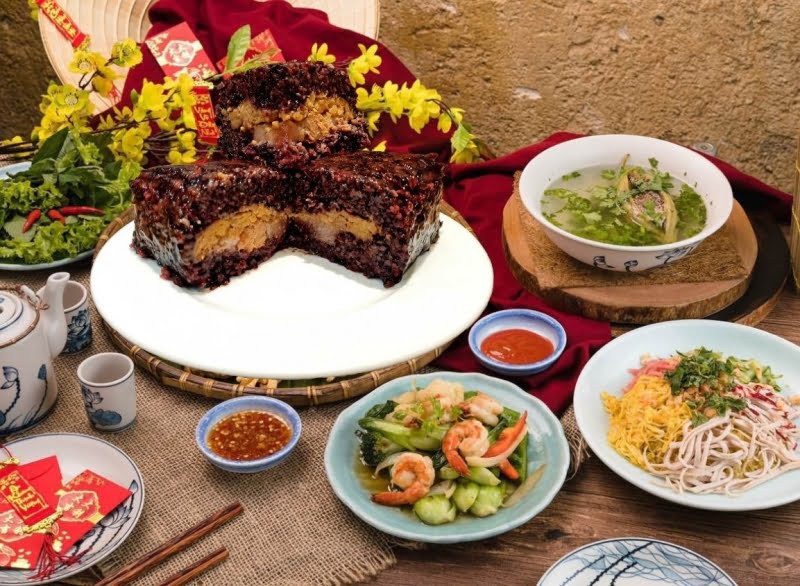 Mua bánh chưng nếp cẩm ngon nhất ở Hoa Gạo Food
