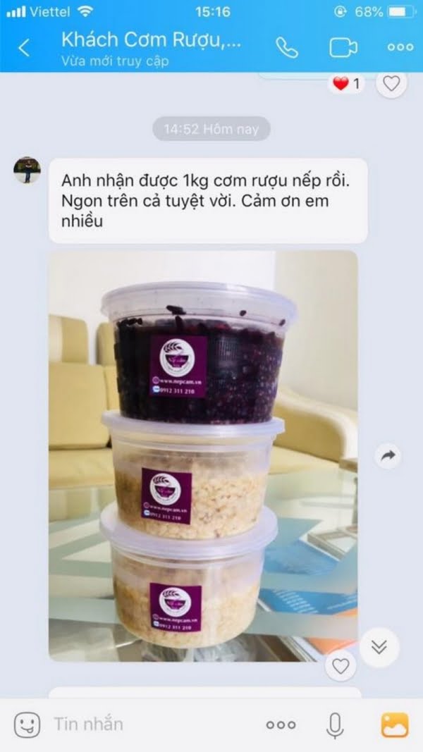Hãy nhập sỉ cơm rượu tại Nếp Cẩm Mộc