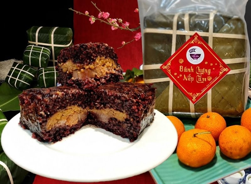 Bánh chưng nếp cẩm - Ảnh 2