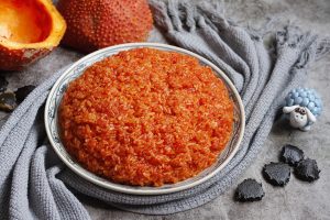 cách nấu xôi gấc miền Bắc